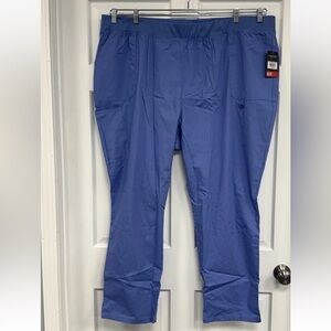 NWOT  Dickies EDS Scrub Pants 5X Ciel Blue Scrubs Everyday Cotton Nurse *flaw